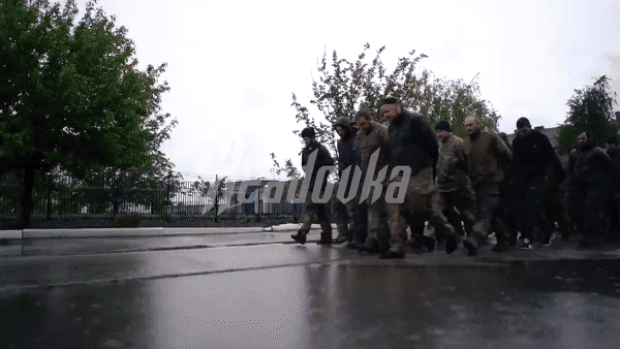 지난 5월 리아 노보스티, 6월 리도프카 등 러시아 매체가 수용소 내부를 공개했을 때 우크라이나 포로들은 수용소 본관 수감동에 있었다.