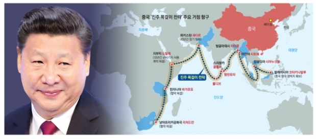 중국의 ‘진주목걸이’ 전략 거점. 사진=서울신문 DB