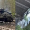 [포착] 제자리서 뱅뱅…우크라군에 파괴된 러 ‘유령 탱크’의 굴욕