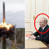 [포착] 흡족한 푸틴 표정…쉴 새 없이 발사된 미사일, 핵 훈련 공개(영상)