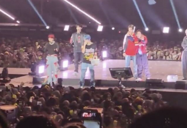 콘서트 현장. SNS 캡처