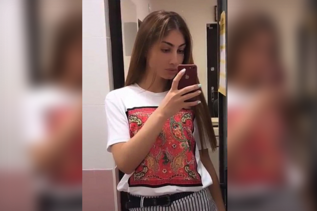 레지나 가기예바(22)의 모습.