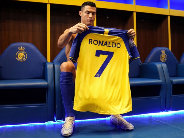 알나스르에 입단한 호날두의 모습. 1월 3일 촬영. / 사진=EPA 연합뉴스