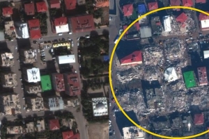 [포착] 폭격맞은 것 처럼…위성으로 본 튀르키예 지진