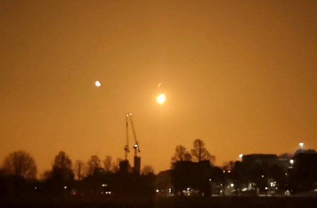 소행성 2023 CX1의 폭발 모습