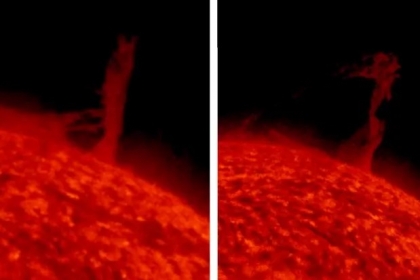지옥이 있다면 이곳…지구 10배 높이로 치솟는 태양 토네이도 [우주를 보다]