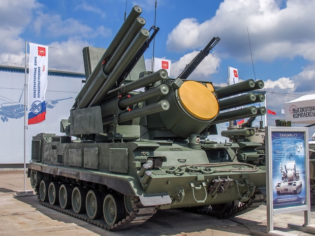 판치르-S1 대공 무기의 모습. / 사진=Mike1979 Russia, CC BY-SA 3.0, via Wikimedia Commons
