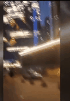 현지시간으로 30일 새벽 러시아 모스크바 중심가가 드론 공격을 받는 모습. 2023. 07. 30