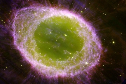 죽어가는 별의 마지막 절규…웹 망원경  ‘고리성운’ 포착 [우주를 보다]