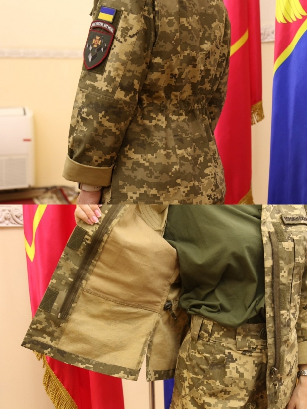 우크라이나 국방부가 공개한 여군의 새 군복