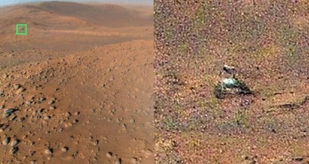 지난 4월 22일 51번째 비행에서 인저뉴어티가 포착한 퍼서비어런스의 모습