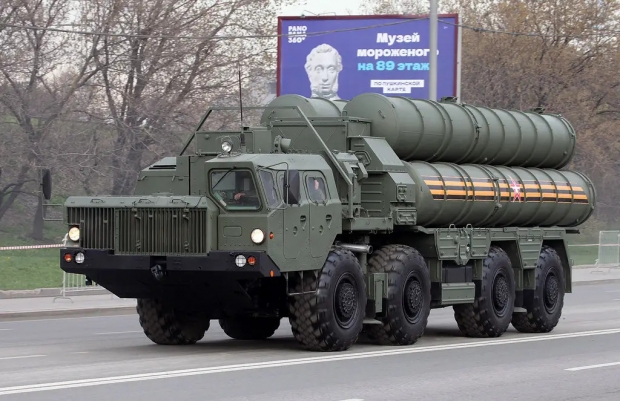 S-400 발사대 차량의 모습. / 사진=러시아 국방부