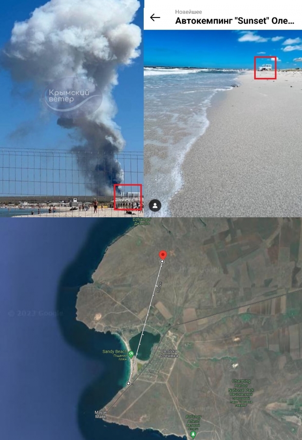 자유유럽방송 탐사보도기자 출신 마크 크루토프가 우크라이나 국방정보국(HUR)이 공개한 영상의 위치를 확인해 현장에서 찍힌 사진을 자신의 소셜미디어에 공유했다. / 사진=마크 크루토프 엑스(옛 트위터)