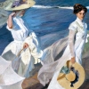 호아킨 소로야가 그린 20세기 초 해수욕 패션 [으른들의 미술사]