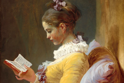 18세기 소녀의 책 읽는 올바른 자세 [으른들의 미술사] 