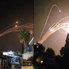 [포착] 불꽃놀이 하듯…헤즈볼라 로켓 요격하는 이스라엘 아이언돔