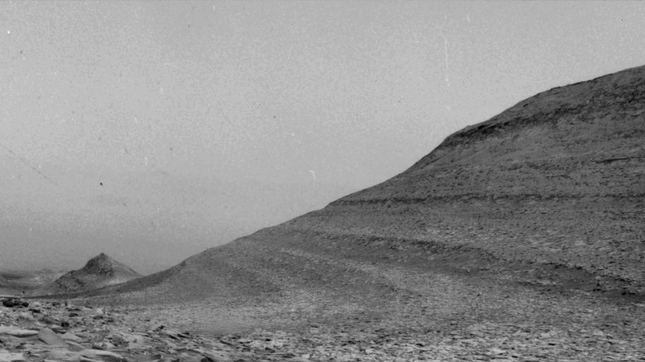 큐리오시티가 촬영한 화성에 태양의 고에너지 입자가 쏟아지는 모습.  NASA/JPL-Caltech