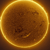 0.54초만에 ‘슝’···태양 앞 지나가는 국제우주정거장