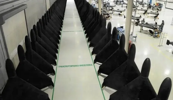 러시아 타타르스탄의 옐라부가에 위치한 드론 공장