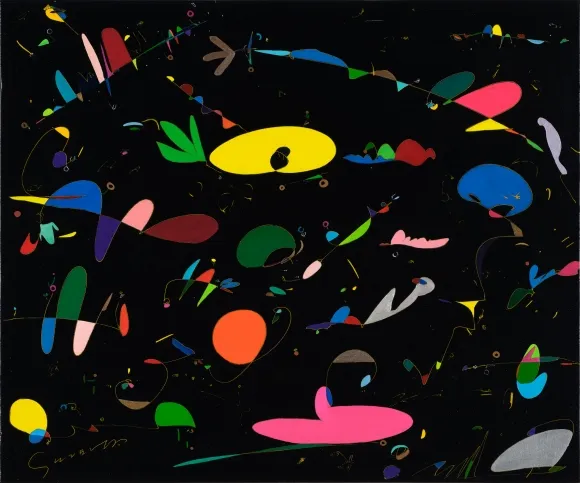 Kaoru Shibuta, Paraiso, 2023, Oil and acrylic on canvas, 61x73㎝. 갤러리 비선재 제공. Kaoru Shibuta, Paraiso, 2023, Oil and acrylic on canvas, 61x73㎝. 갤러리 비선재 제공.