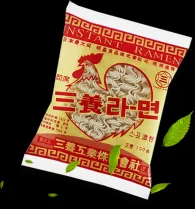 묘조식품에서 면·스프 제조 기술을 전수받아 탄생한 삼양라면. / 출처=삼양식품
