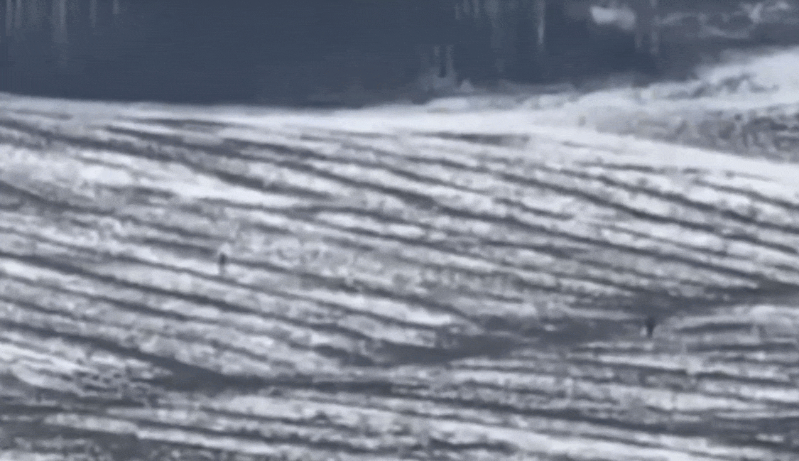 우크라이나군이 공개한 영상의 일부