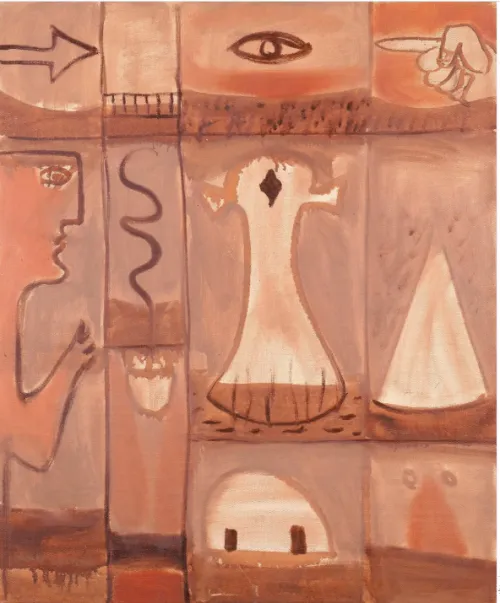아돌프 고틀리브, ‘선원의 귀환’, 1946, 캔버스에 유채, 61×50.8㎝, 유대인 미술관