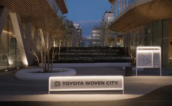 도요타가 세운 ‘우븐 시티’는 올 가을 입주를 앞두고 있다. 도요타 제공