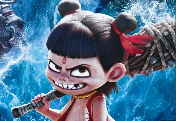 중국 토종 애니메이션 ‘너자 2’ 한 장면