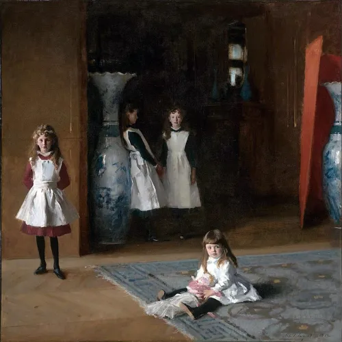 존 싱어 사전트, ‘보이트 가의 딸들’, 1882, 캔버스에 유채, 222.5×222.5㎝, 보스턴 미술관