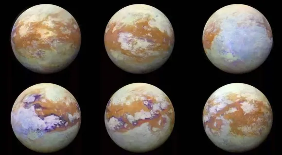 토성 위성 타이탄. NASA/JPL-Caltech/University of Nantes/University of Arizona 토성 위성 타이탄. NASA/JPL-Caltech/University of Nantes/University of Arizona