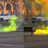 (영상) 미 텍사스서 맨홀 폭발로 녹색 화염 ‘활활’…도대체 무슨 일?