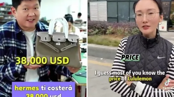중국 공장에서 촬영한 고가 상품의 원가 폭로 영상이 온라인상에서 폭발적인 관심을 끌고 있다. 출처=틱톡 중국 공장에서 촬영한 고가 상품의 원가 폭로 영상이 온라인상에서 폭발적인 관심을 끌고 있다. 출처=틱톡