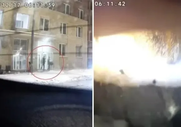 러시아 이고르 키릴로프 사령관과 그의 보좌관이 모스크바 자택 앞에서 터진 폭탄에 의해 사망했다. 영상 캡처 러시아 이고르 키릴로프 사령관과 그의 보좌관이 모스크바 자택 앞에서 터진 폭탄에 의해 사망했다. 영상 캡처