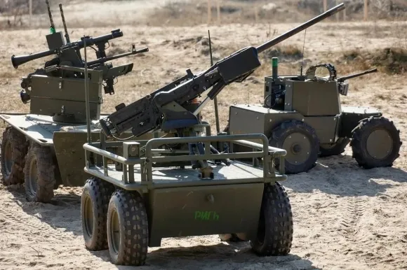우크라이나군의 무인지상차량(UGV) 자료사진 우크라이나군의 무인지상차량(UGV) 자료사진