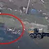 thumbnail - (영상) 이토록 허술할 수가…쓰레기로 위장한 러軍 MLRS, 드론에 박살났다