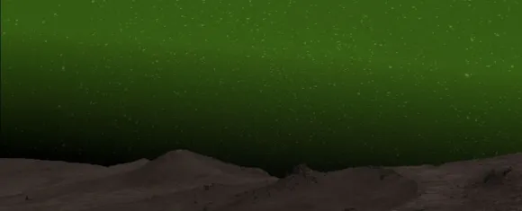 화성에서 펼쳐지는 오로라를 상상한 그래픽 이미지. NASA/JPL-Caltech/Cornell Univ./Arizona State Univ.– E. W. Knutsen 화성에서 펼쳐지는 오로라를 상상한 그래픽 이미지. NASA/JPL-Caltech/Cornell Univ./Arizona State Univ.– E. W. Knutsen