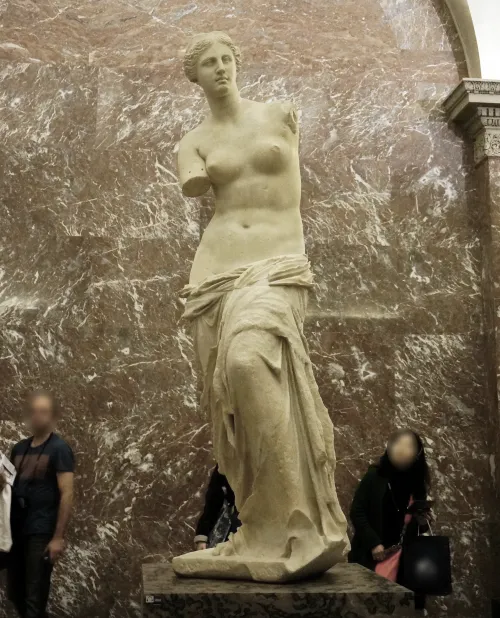 ‘밀로의 비너스’, 기원전 2세기, 대리석, 높이 203㎝, 루브르 박물관