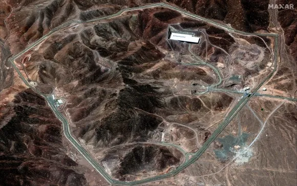 이란의 포르도 핵 시설(2025.6.14).  EPA 연합뉴스