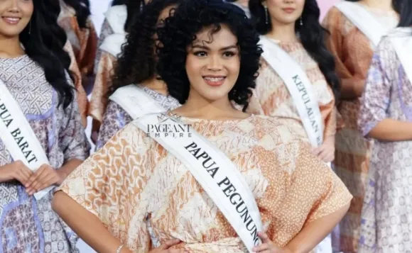 미스 인도네시이 조직위는 파푸아고원주 지역대회 차점자인 카르멘 아나스타샤를 새 대표로 선발했다. 출처=인스타그램