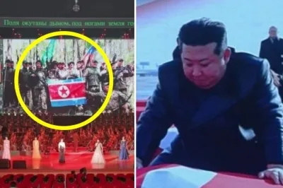 thumbnail - ‘눈물’ 흘리는 北 김정은…러 파병 북한군 전사자 최초 공개 (영상)