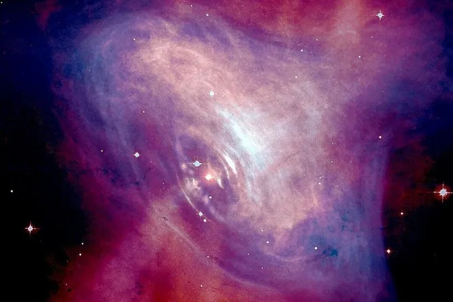 초당 30.2회 자전하는 ‘밀리세컨드 펄서’인 게 성운 펄서. Credit: NASA 초당 30.2회 자전하는 ‘밀리세컨드 펄서’인 게 성운 펄서. Credit: NASA