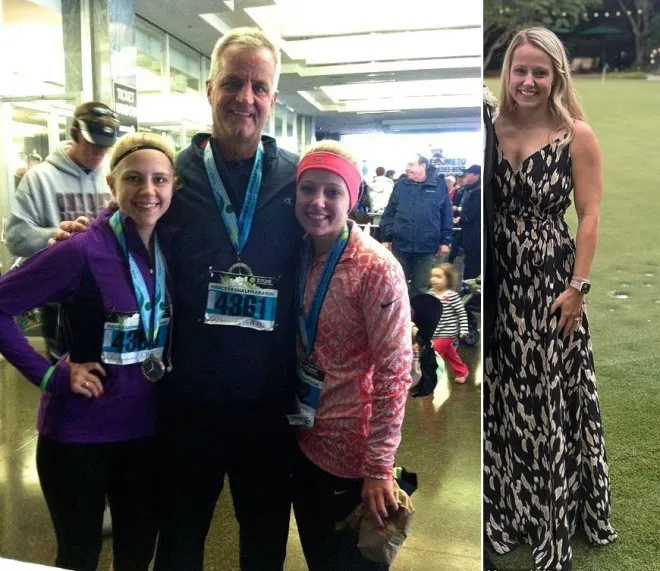 애슐리 가족(왼쪽부터 언니, 아버지, 본인), 애슐리 본인. 출처=애슐리