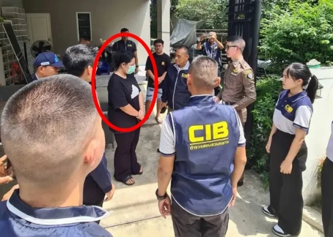 승려들을 유혹해 성적 관계를 맺은 뒤 이를 빌미로 거액의 돈을 요구한 30대 중반의 태국 여성(붉은 동그라미)가 체포됐다. 태국 중앙수사국 제공 승려들을 유혹해 성적 관계를 맺은 뒤 이를 빌미로 거액의 돈을 요구한 30대 중반의 태국 여성(붉은 동그라미)가 체포됐다. 태국 중앙수사국 제공