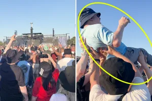 thumbnail - “콘서트 같이 보자”…장애인 남성 ‘번쩍’ 들어 올린 오아시스 팬들