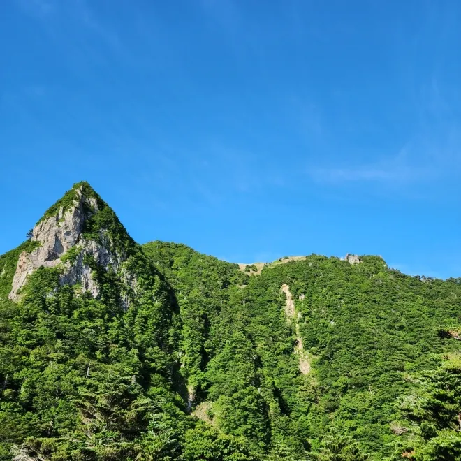 한라산 숨겨진 비경 삼각봉의 모습