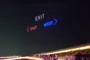 (영상) 길 잃을 걱정 뚝! 일본 오사카 엑스포 ‘출구 안내 드론’