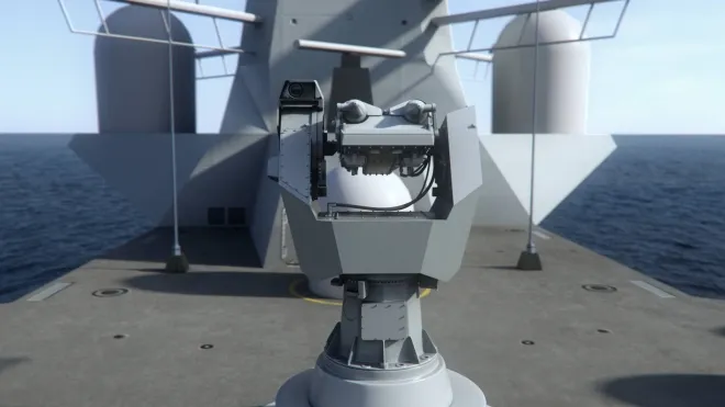 해군 함정 단거리 방어용으로 쓰이는 2연장 심바드-RC. MBDA