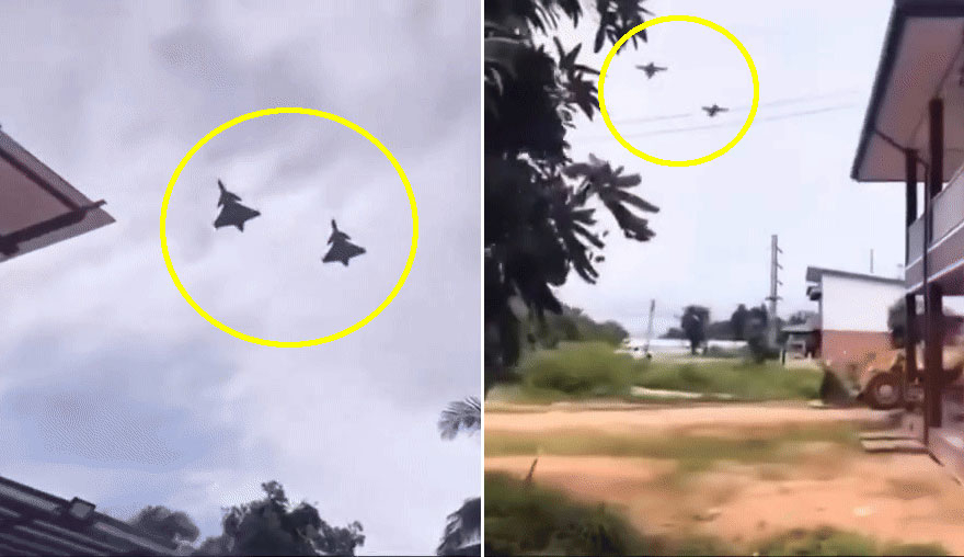 thumbnail - (영상) 태국 그리펜 전투기, 실전 첫 공습…F-16과 합동 타격 [포착]