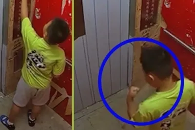 thumbnail - (영상) “뭐해?”…엘베에 갇힌 8살 아이의 ‘이 행동’에 놀란 사람들